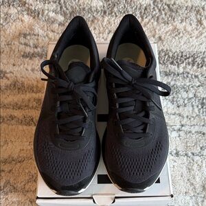 lululemon athletica Black Mesh Lace-Up Sneakers. Chargefeel Workout Low.